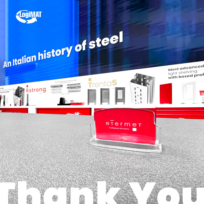Etermet sarà presente al Logimat 2026