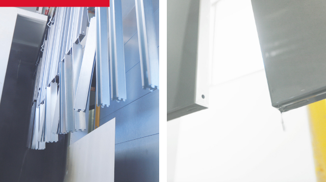 Prima fase del processo di verniciatura di Etermet